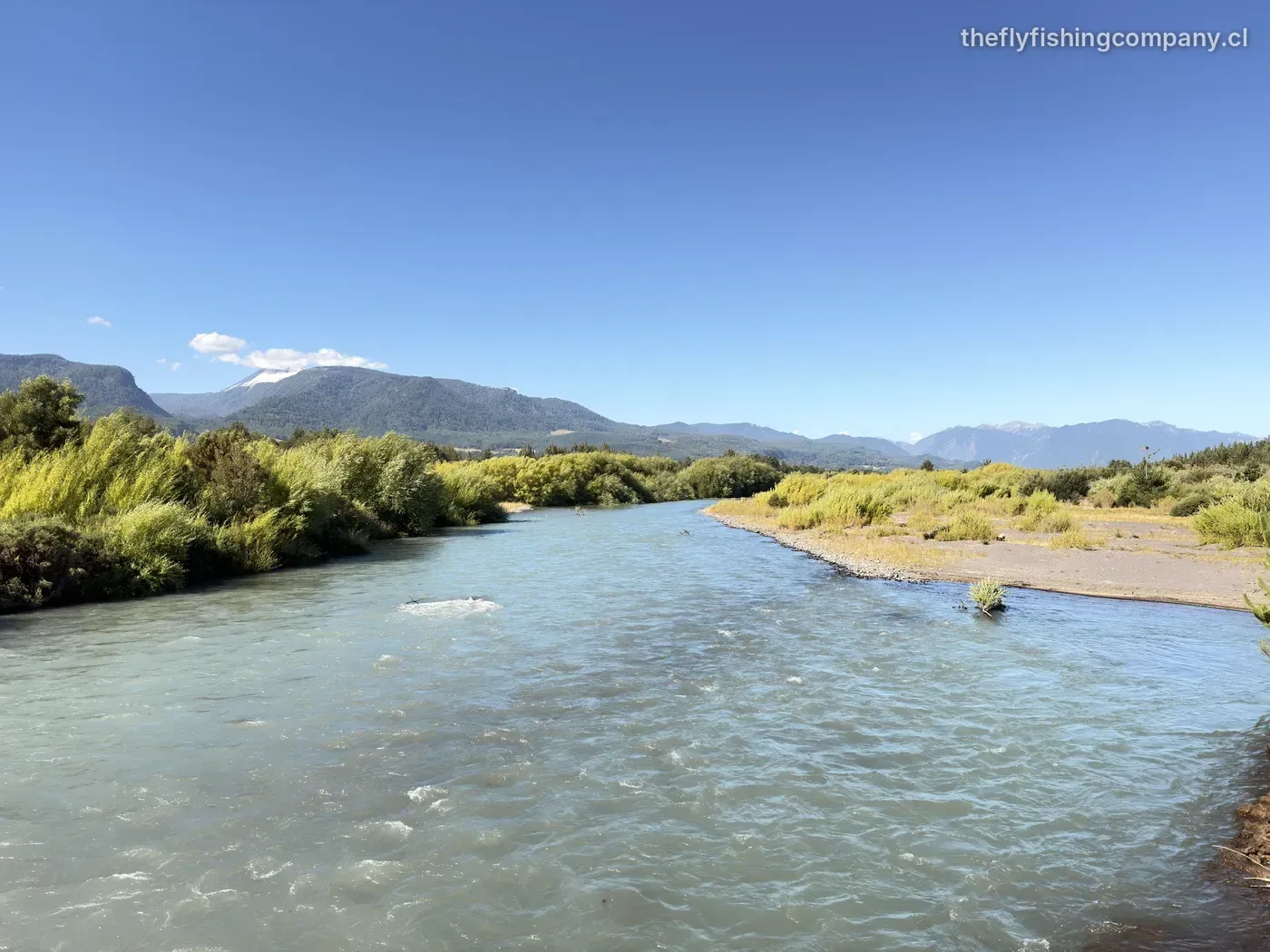Río Allipén, tramo alto, La Araucanía, Chile